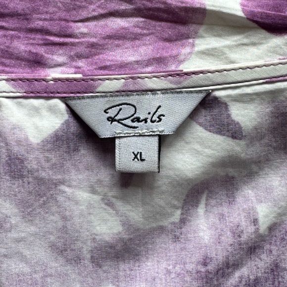 NWOT Rails Fay Mini Dress in Iris Watercolor Floral - Picture 10 of 15